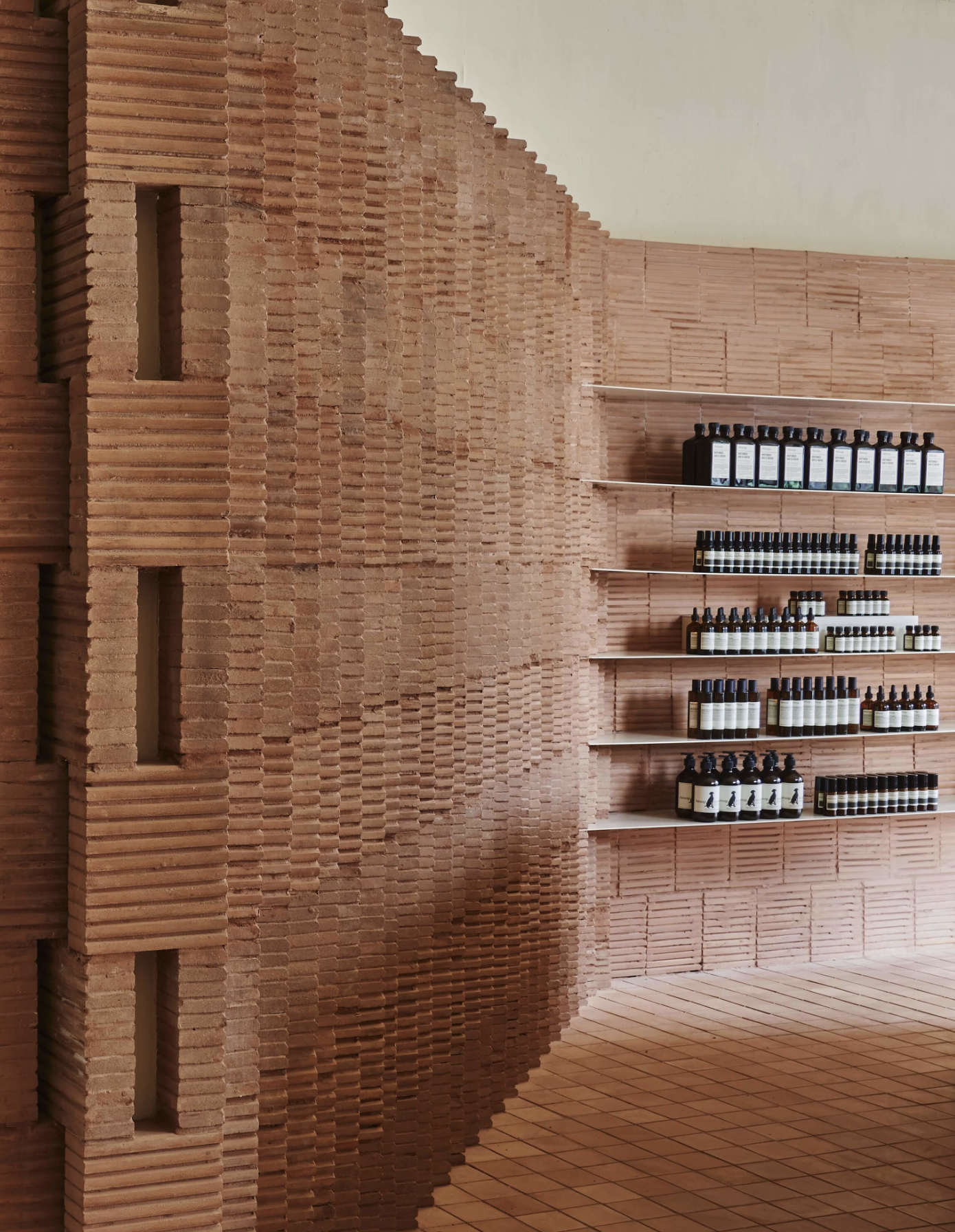 Tienda Aesop Park Slope en Brooklyn, Nueva York: un diseño de Frida Escobedo.