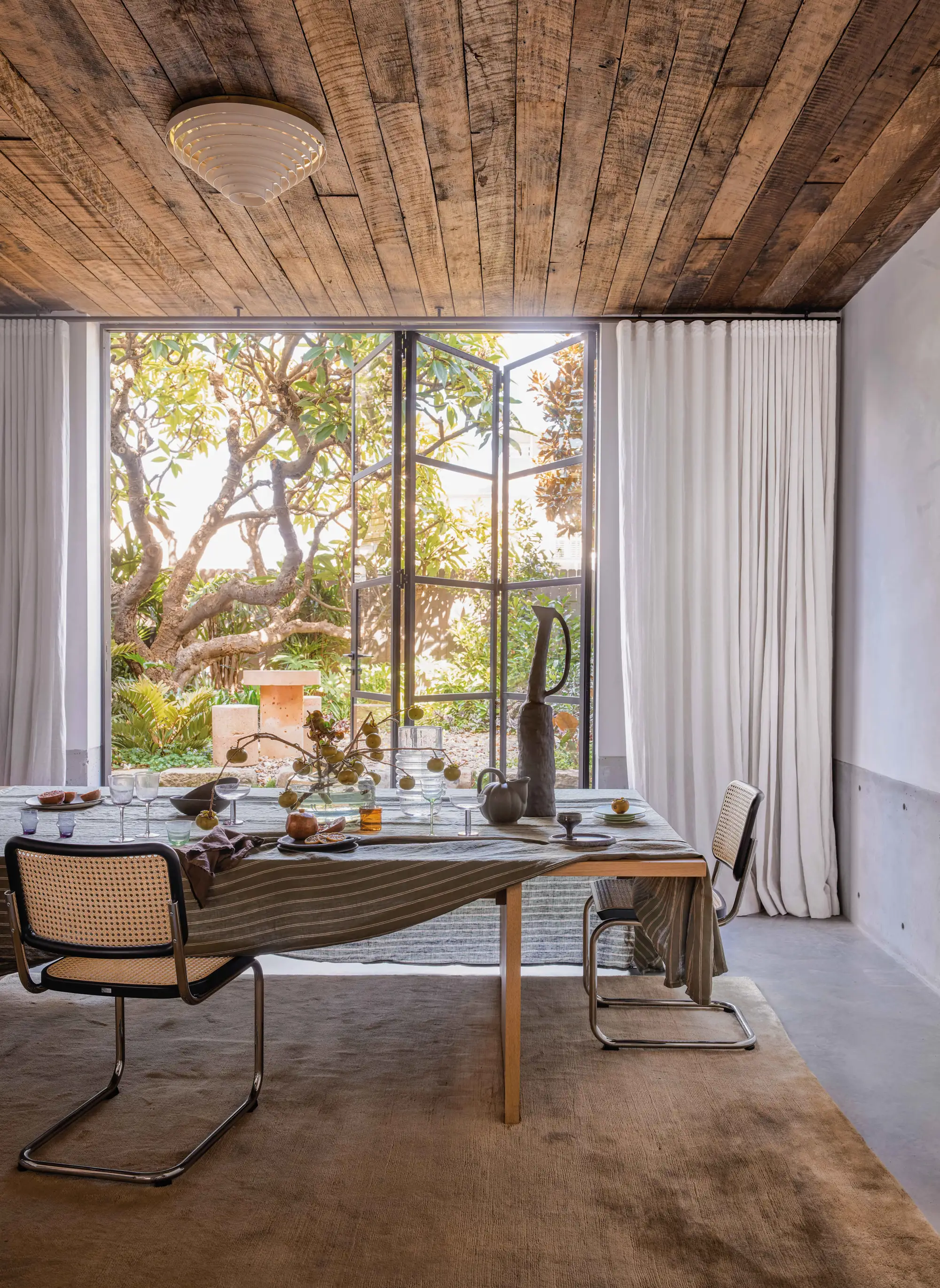 Alexander House Dining Space with view to garden