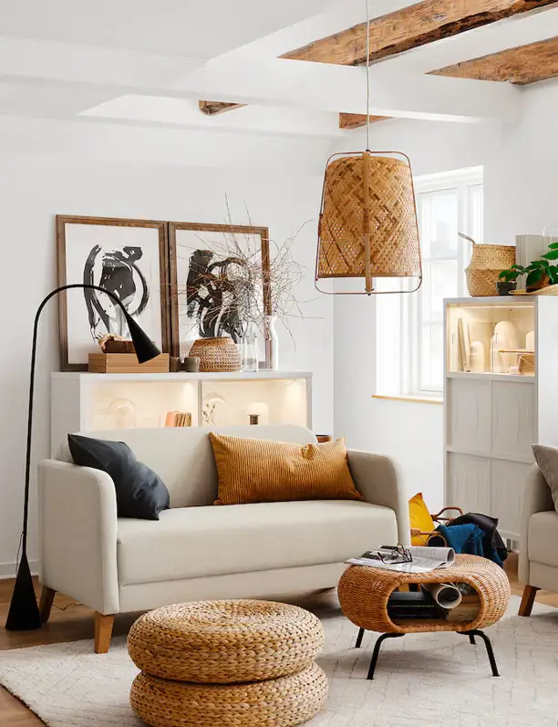 La estantería de bambú de IKEA que eleva tu salón con su impresionante diseño