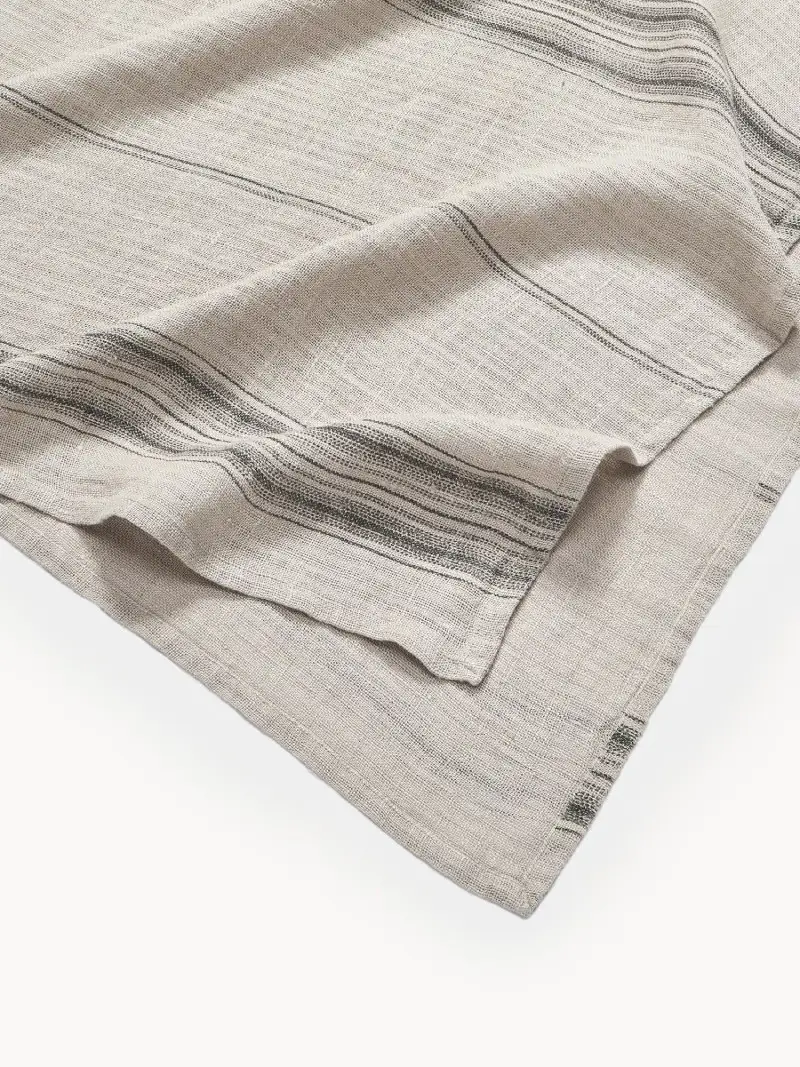 Mantel de lino Striped