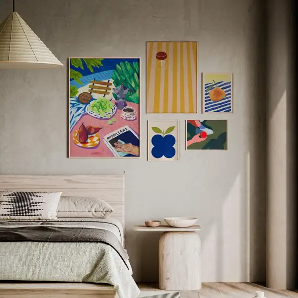 Convierte tu pared en una galería de arte: ideas creativas y fáciles para (re)decorar tu casa