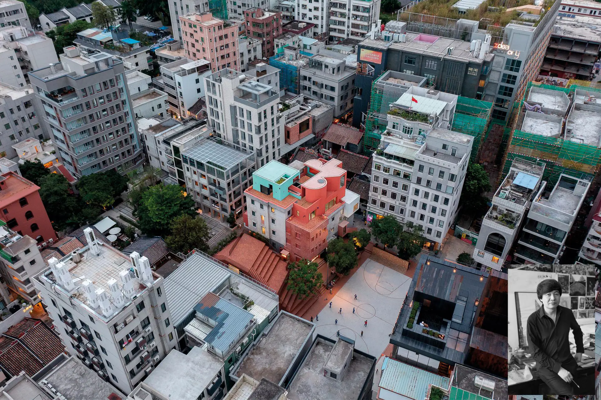 Filigranas chinas - edificio de Nantou, de Urbanus, por Meng Yang