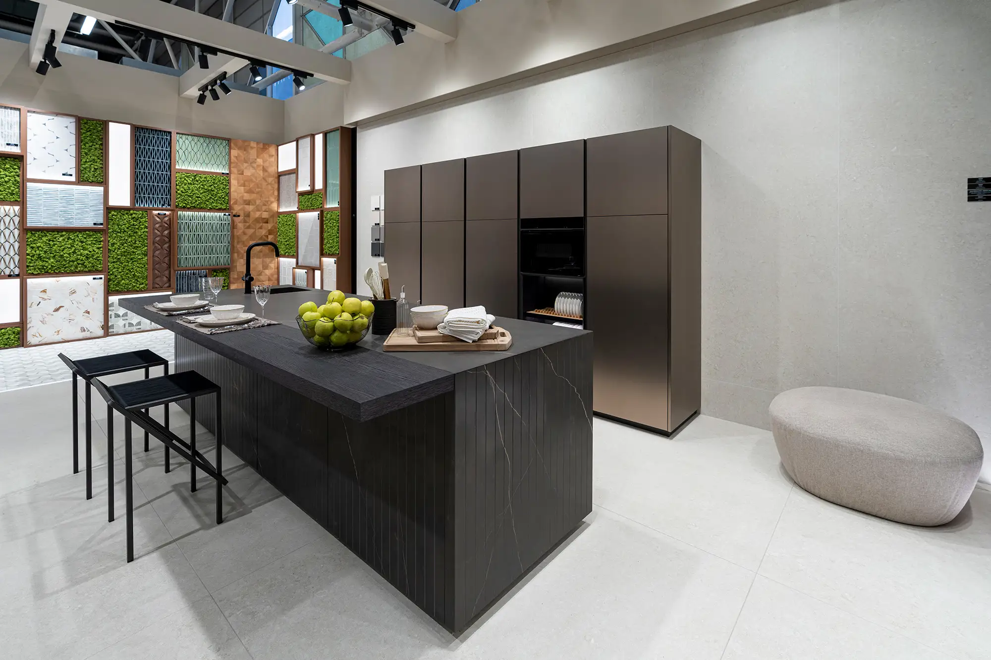 Stand de PORCELANOSA Grupo en la feria de Bolonia