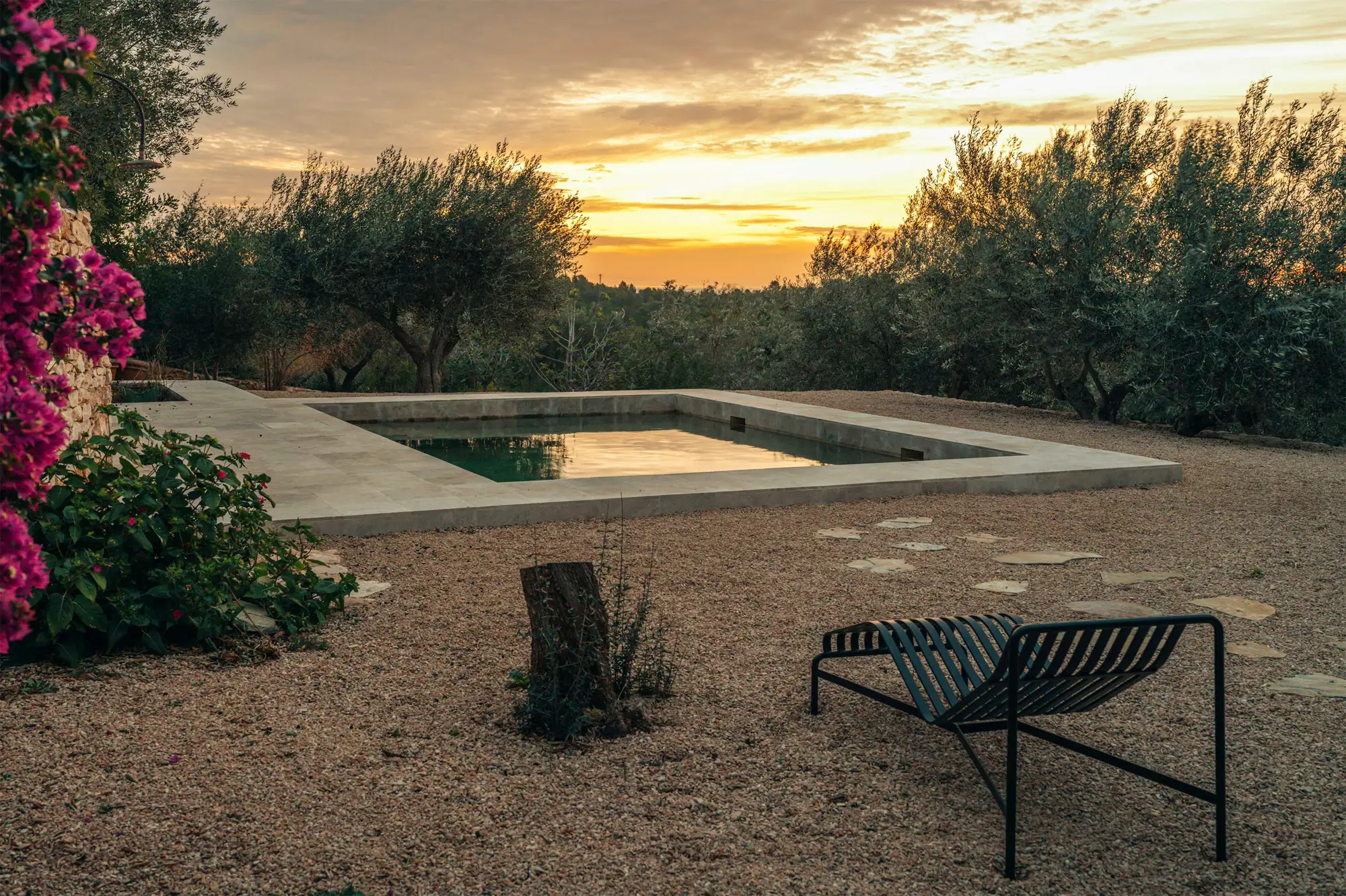 Piscina de casa rural