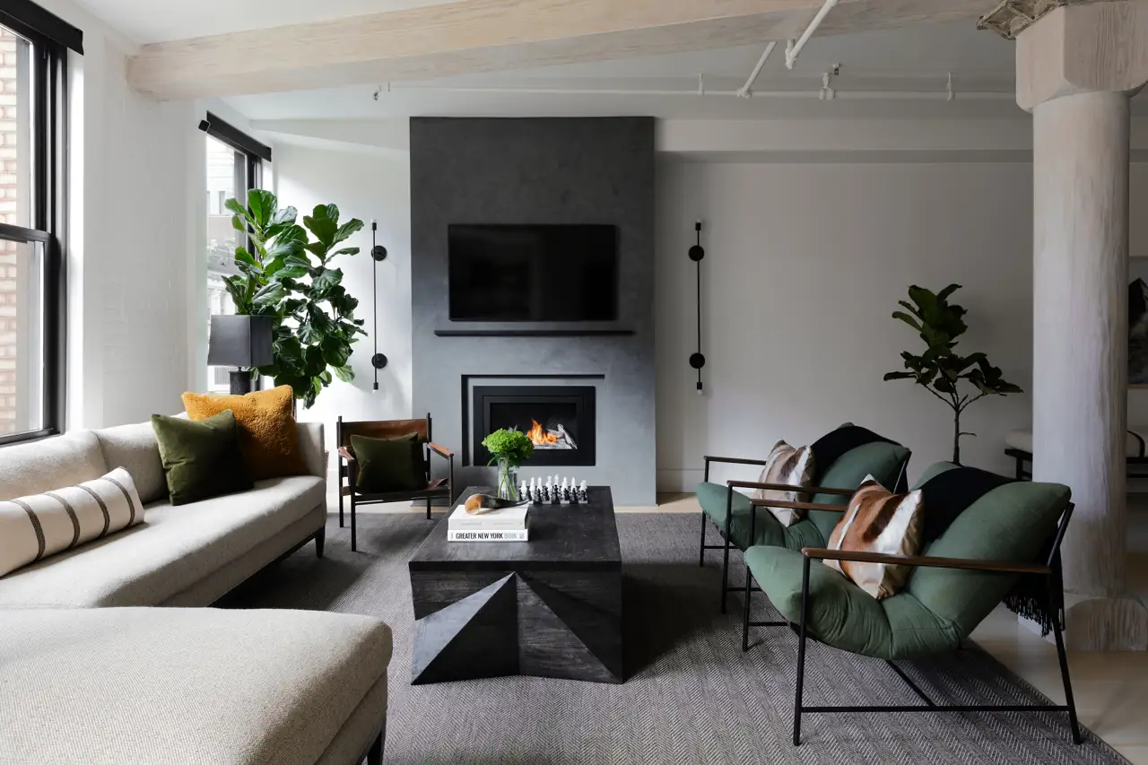 Loft reformado en un edificio de 1920 en Nueva York. Interiorismo: Chris McGovern