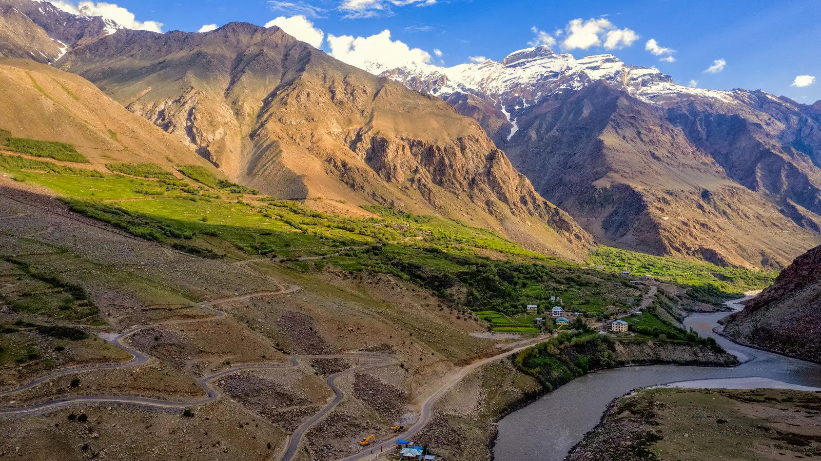 Naturaleza en el Valle Suru, en India 