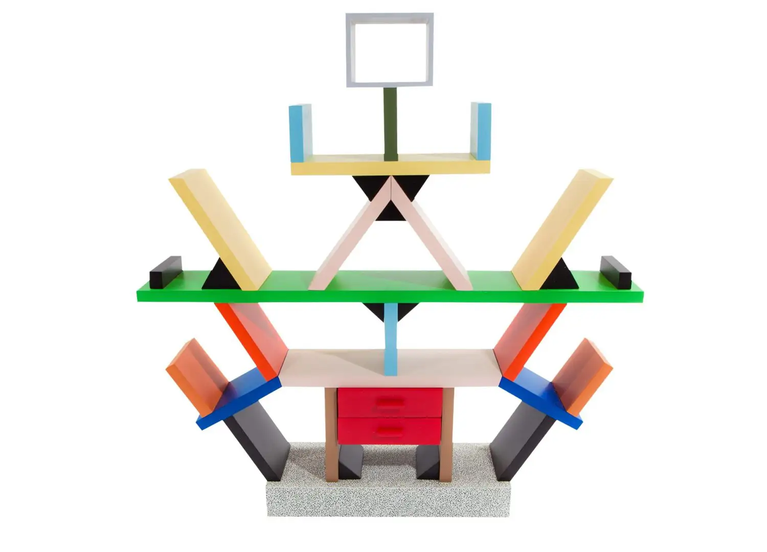 Librería 'Carton' (1981), de Ettore Sottsass