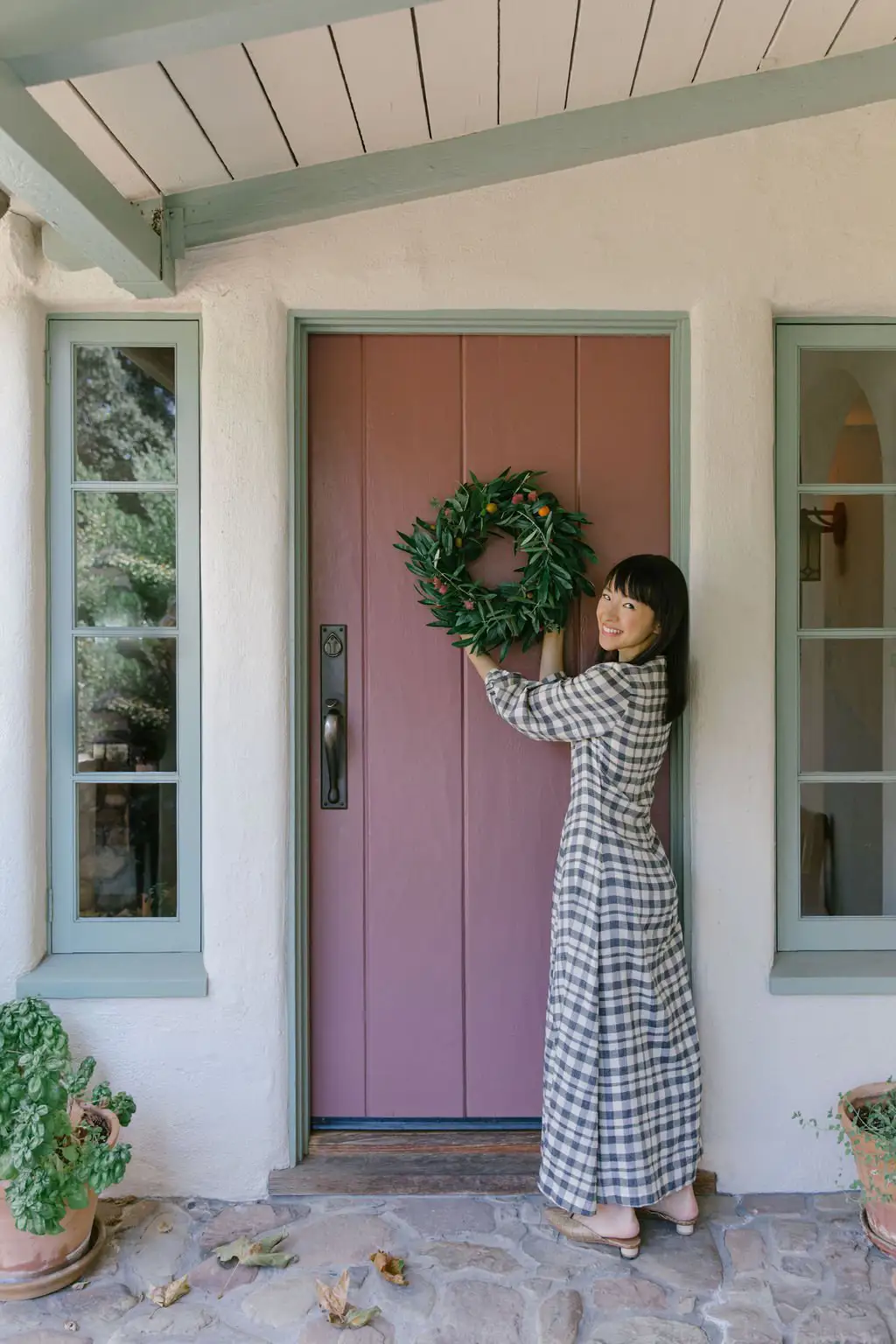 Corona Navidad Marie Kondo 