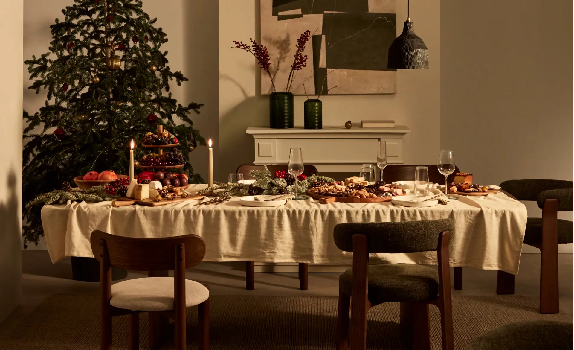 Salón comedor Navidad 