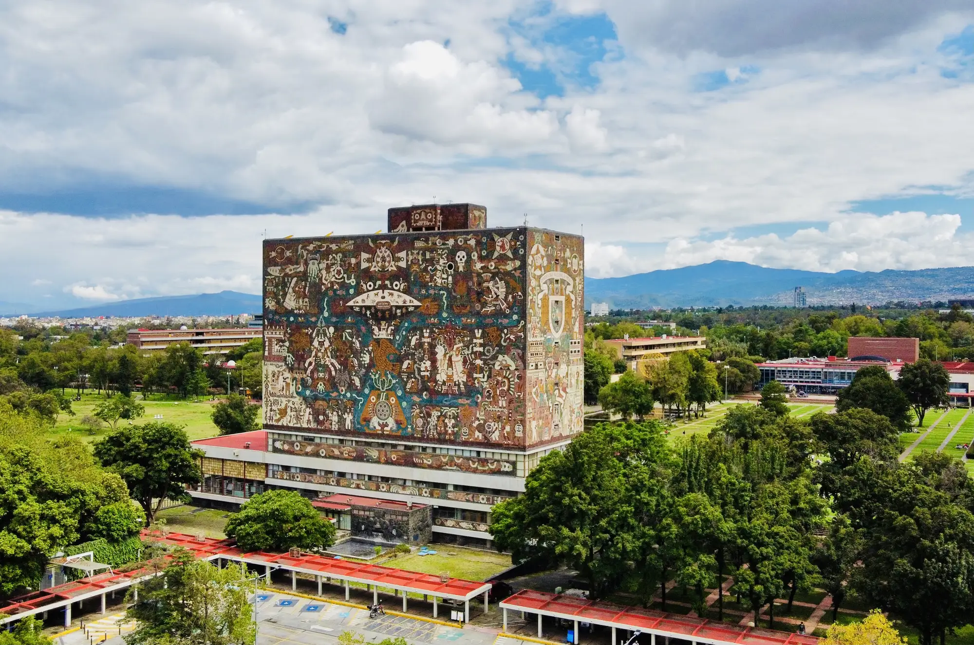 Biblioteca central de la UNAM, México