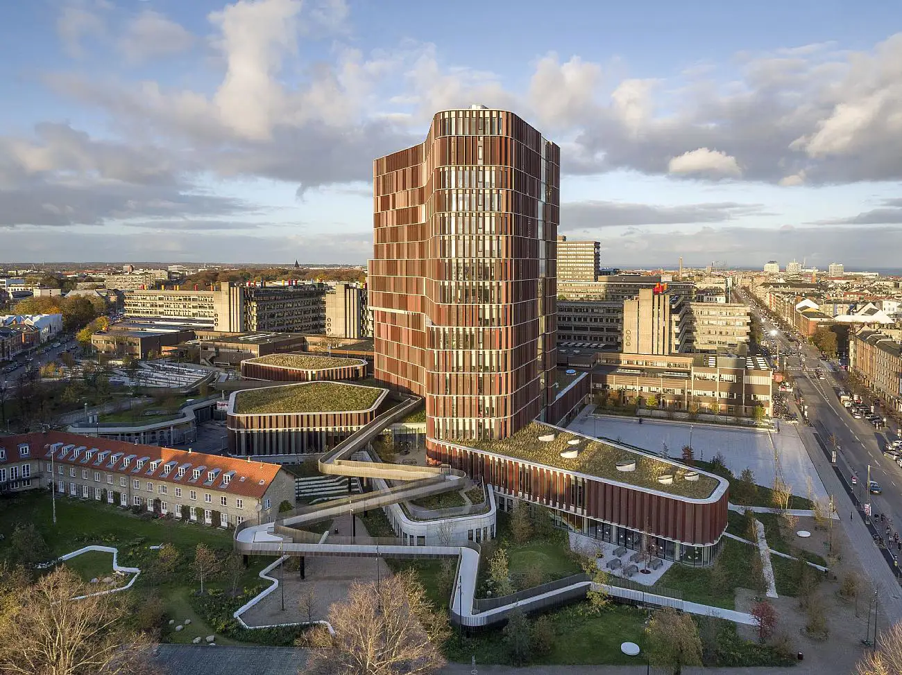 Maersk Tower extension of the Panum complex at the University of Copenhagen C F Moeller img 64412 w1300 h974 tD