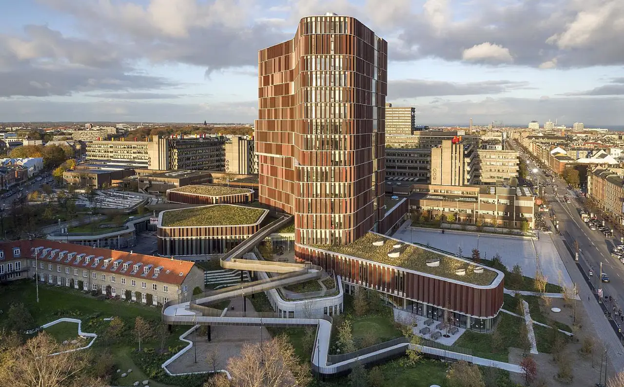 Maersk Tower extension of the Panum complex at the University of Copenhagen C F Moeller img 64412 w1300 h974 tD