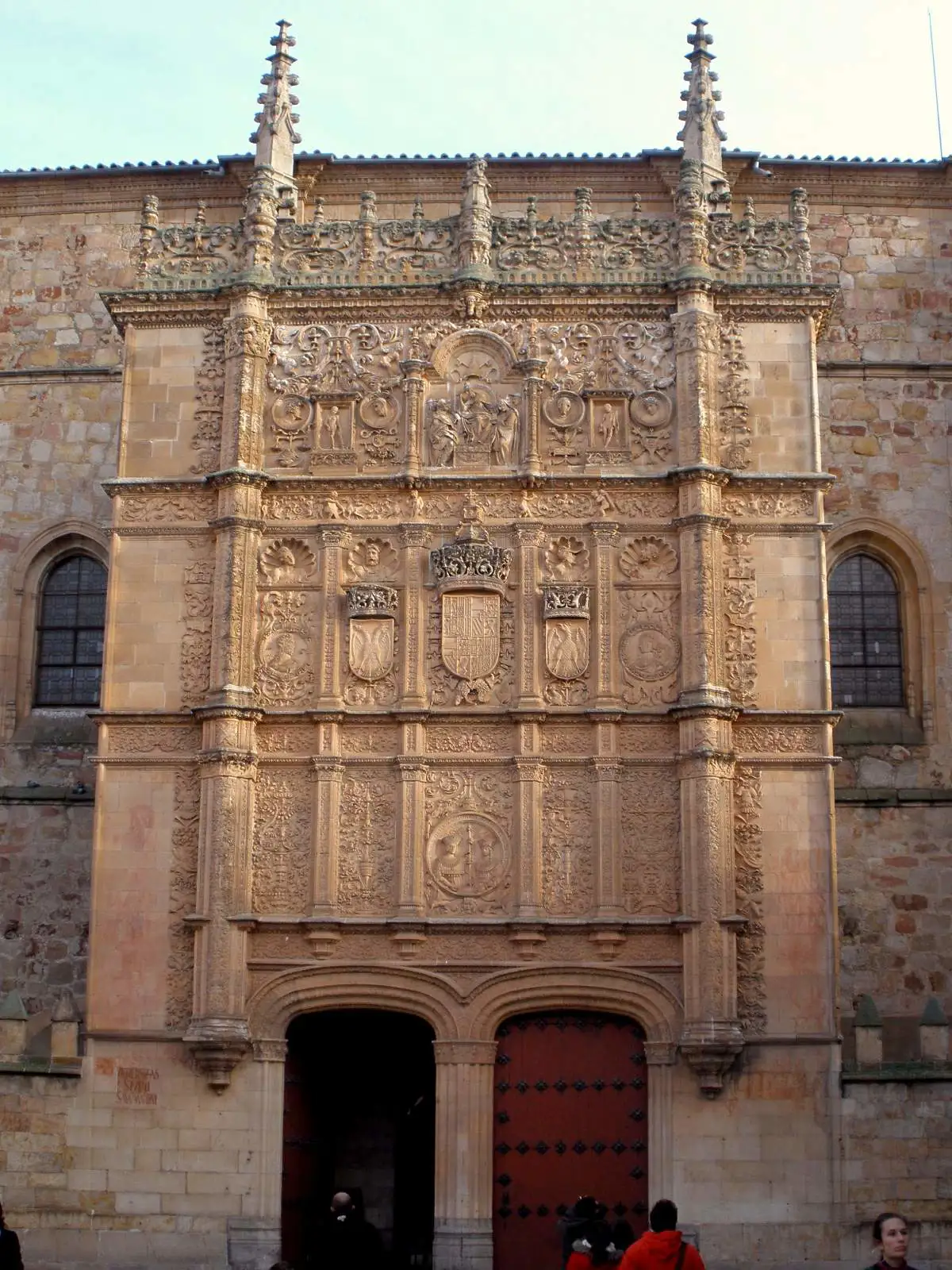 Salamanca   Universidad, Escuelas Mayores, fachada 07