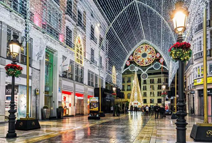 malaga mercadillo navidad