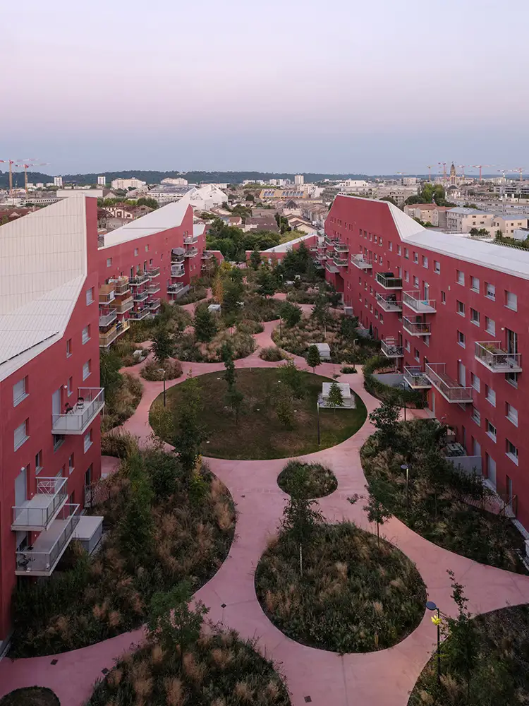 Complejo residencial Ilot Queyries, en Burdeos, Francia: un proyecto del estudio MVRDV