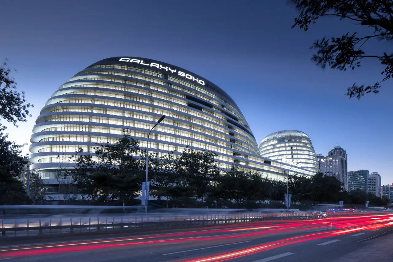 Galaxy Soho, centro comercial diseñado por Zaha Hadid