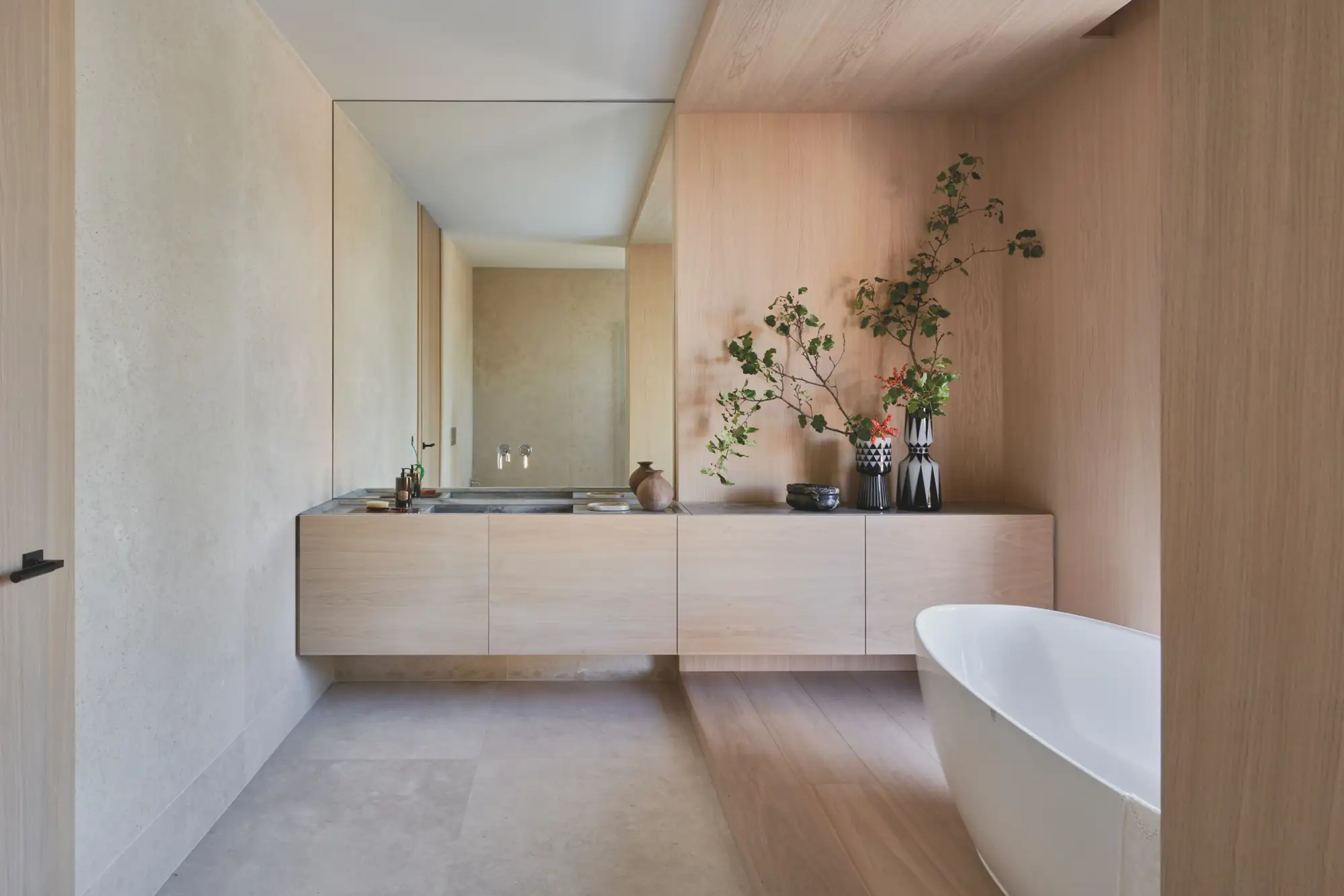 Baño de madera
