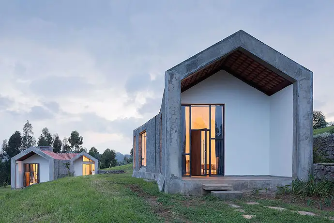 Casas para médicos en Hopital de Butaro, Ruanda