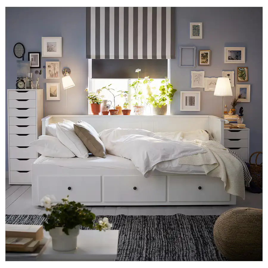 hemnes estructura divan con 3 cajones blanco  0800858 ph159952 s5