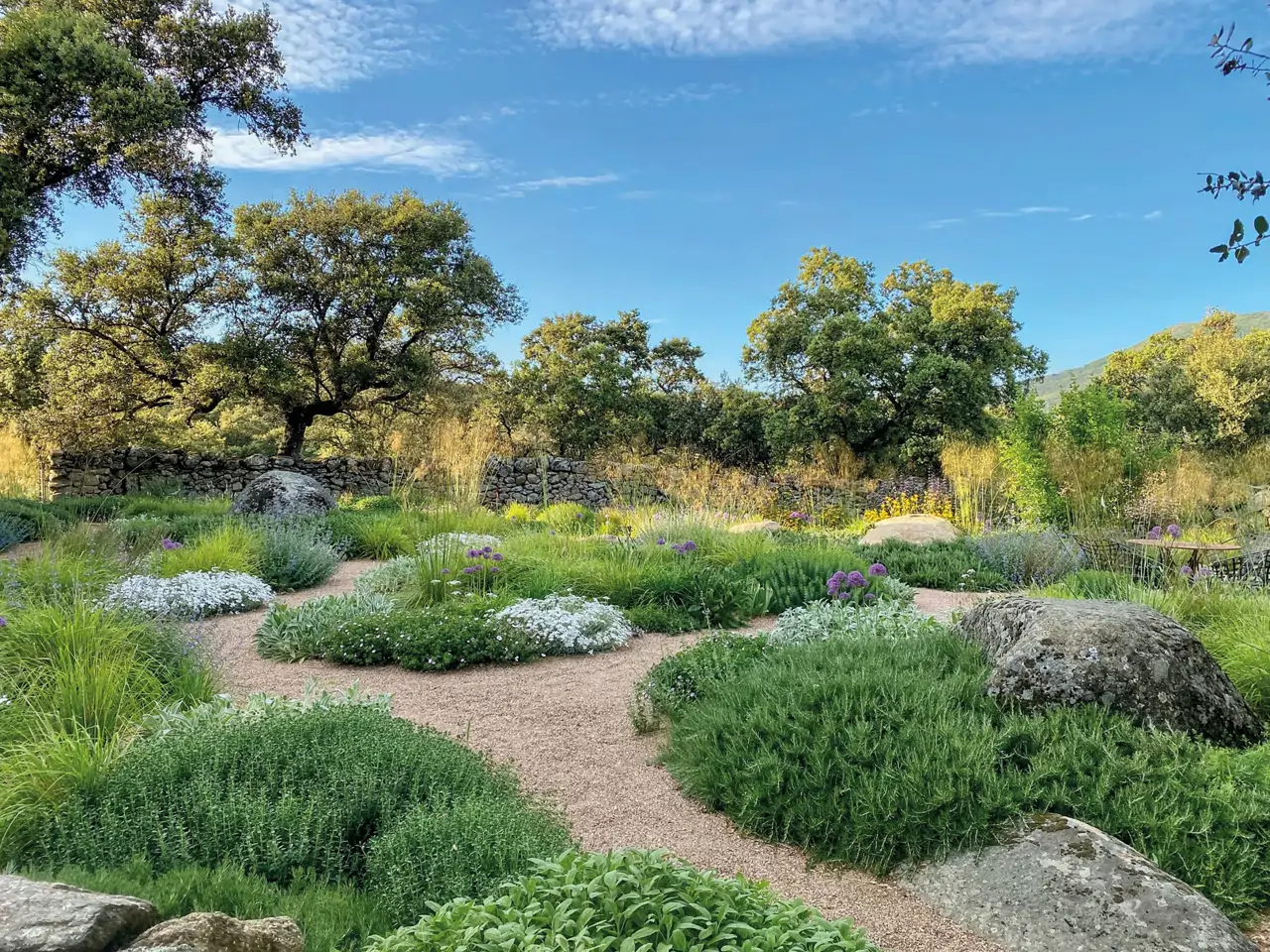 Jardín silvestre en Toledo. Paisajismo: Fernando Martos.