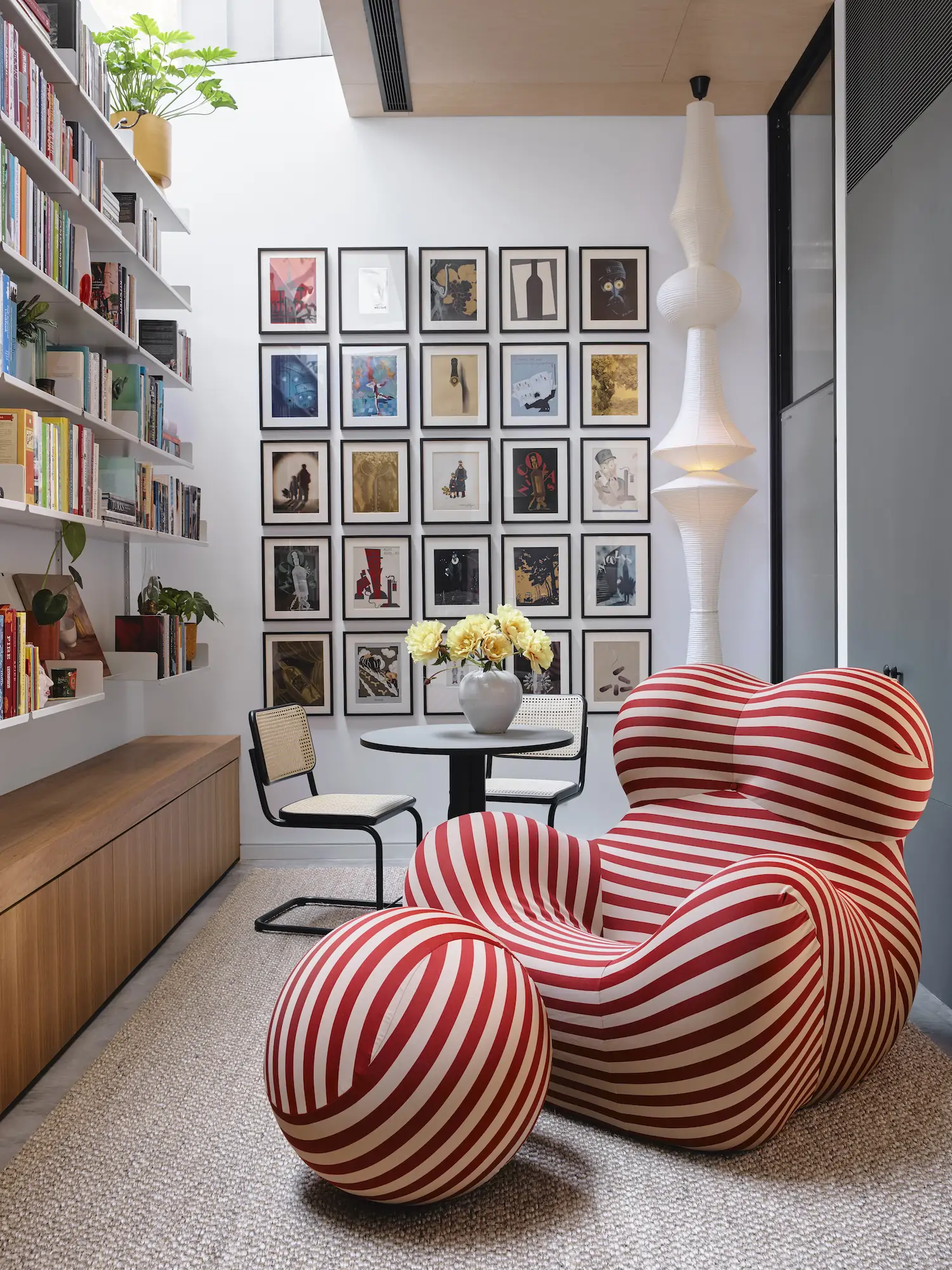 Casa en Australia junto a la playa zona de lectura