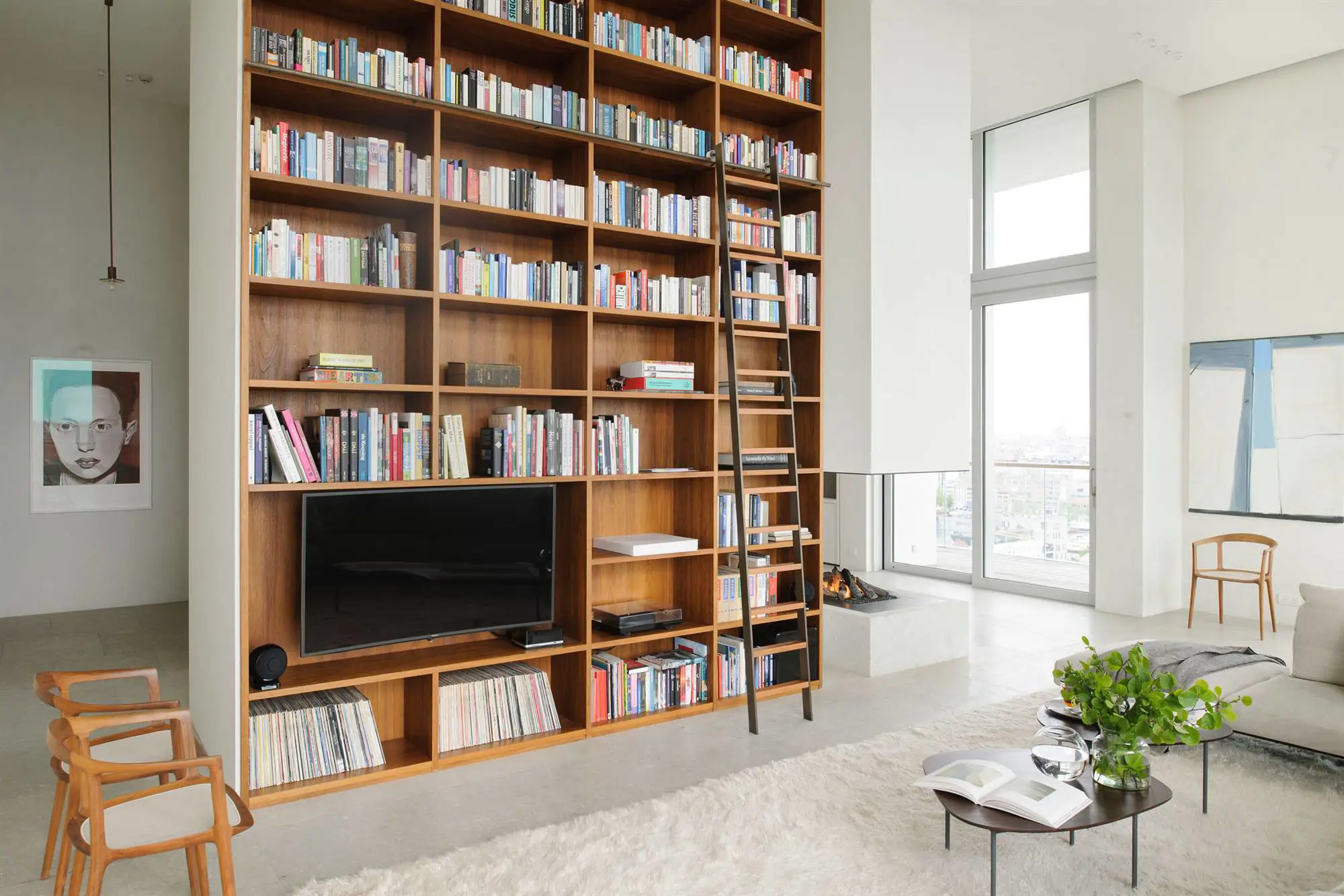 mueble del televisor con librería Pere Peris