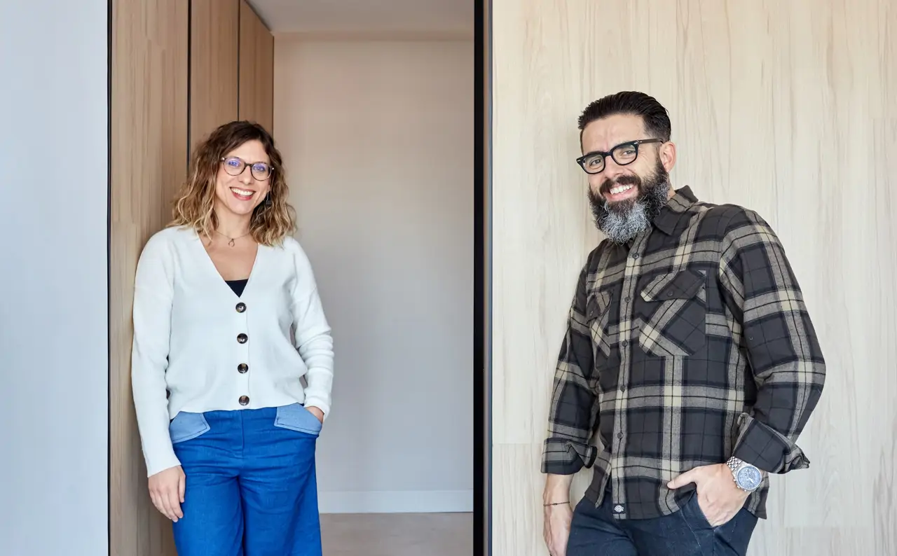 Diego Ramos y Ana Andrés, cofundadores del estudio de arquitectura La Reina Obrera