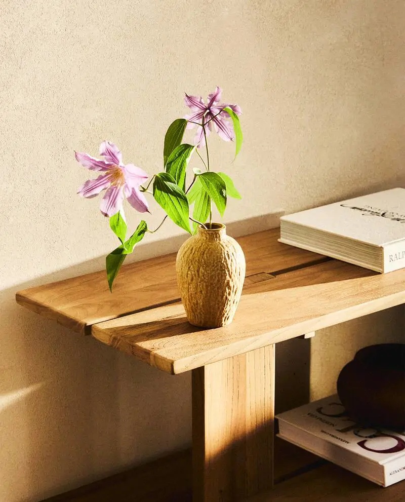 jarrón zara home textura