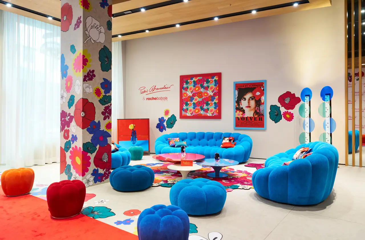 Colección de Pedro Almodóvar y Roche Bobois