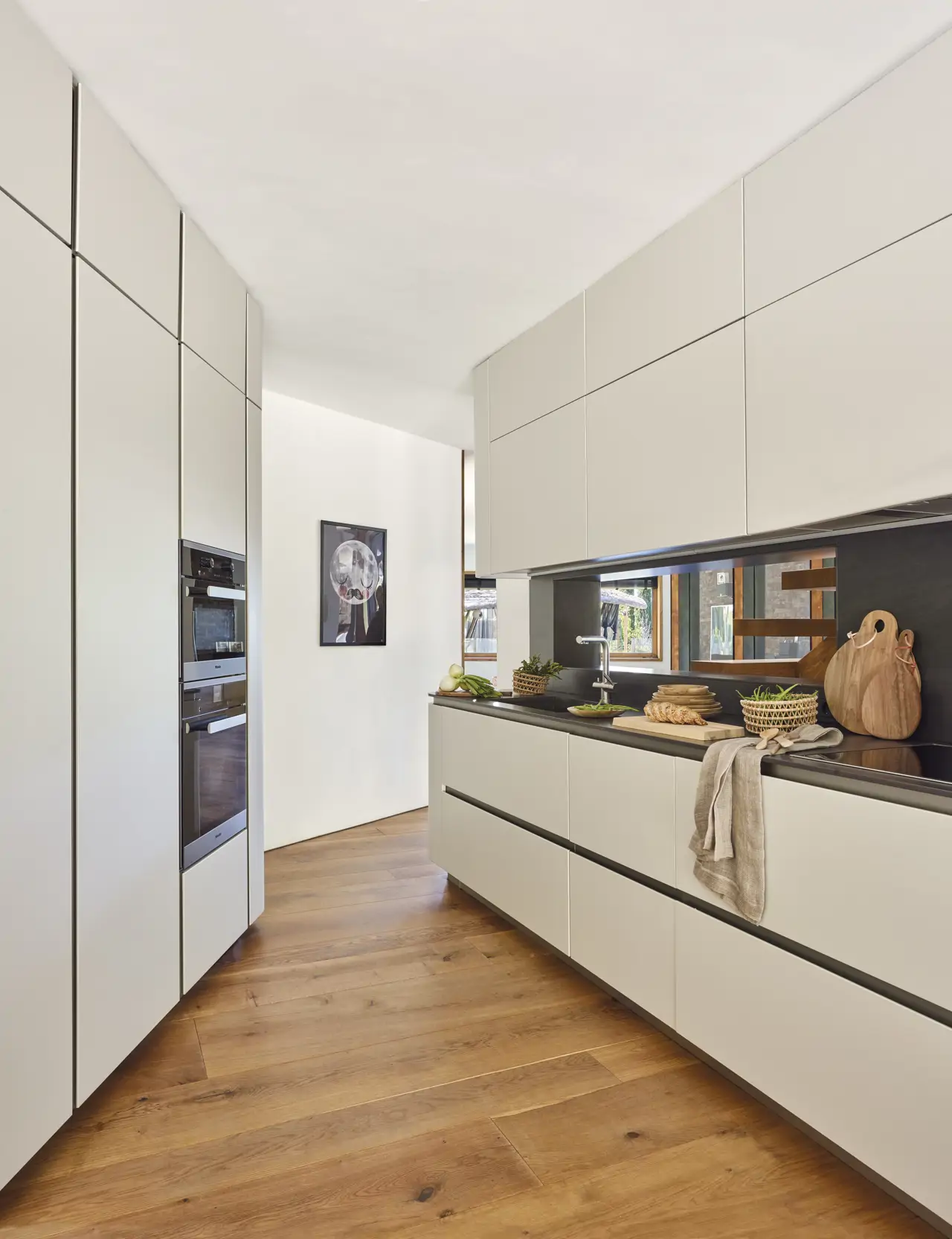 Cocina con electrodomésticos integrados
