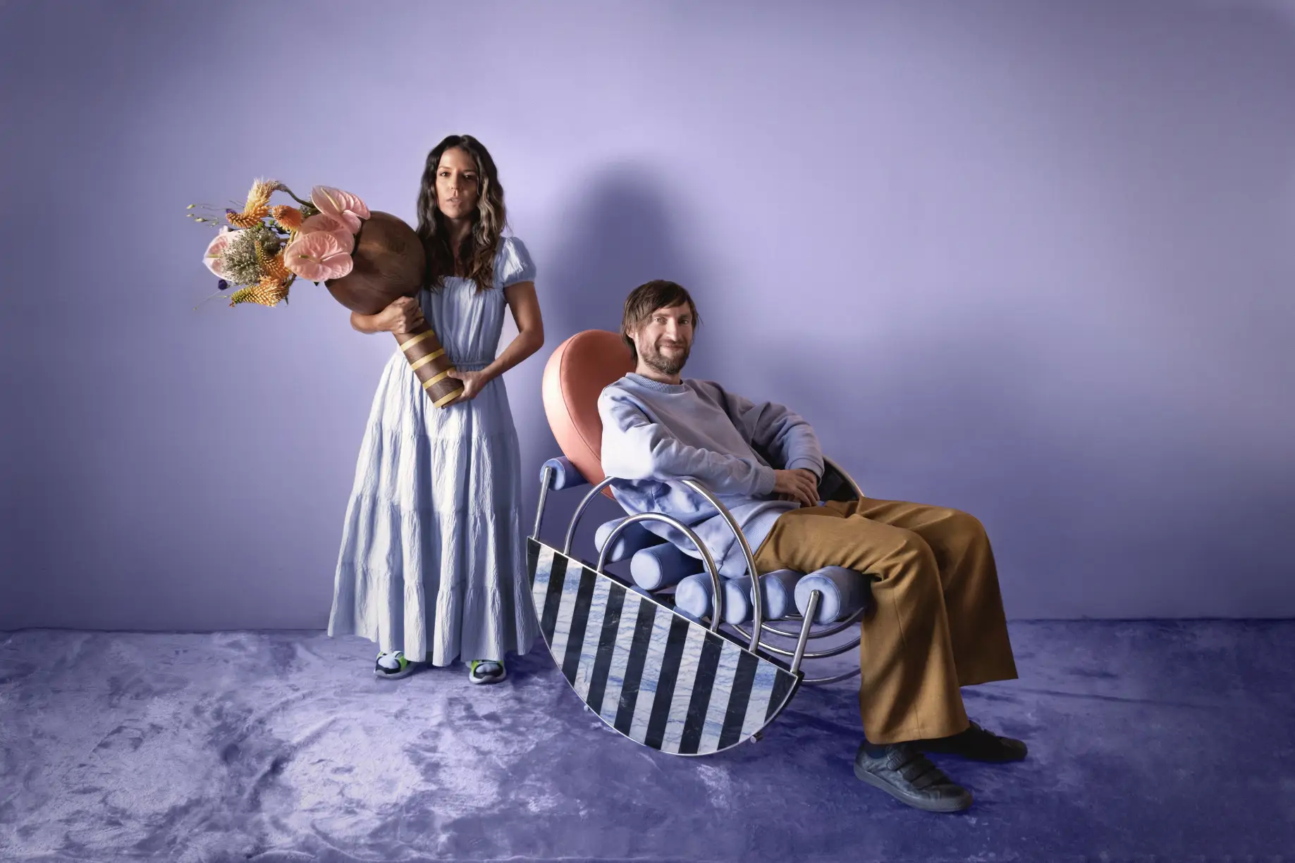Ana Milena Hernández y Christophe Penasse
