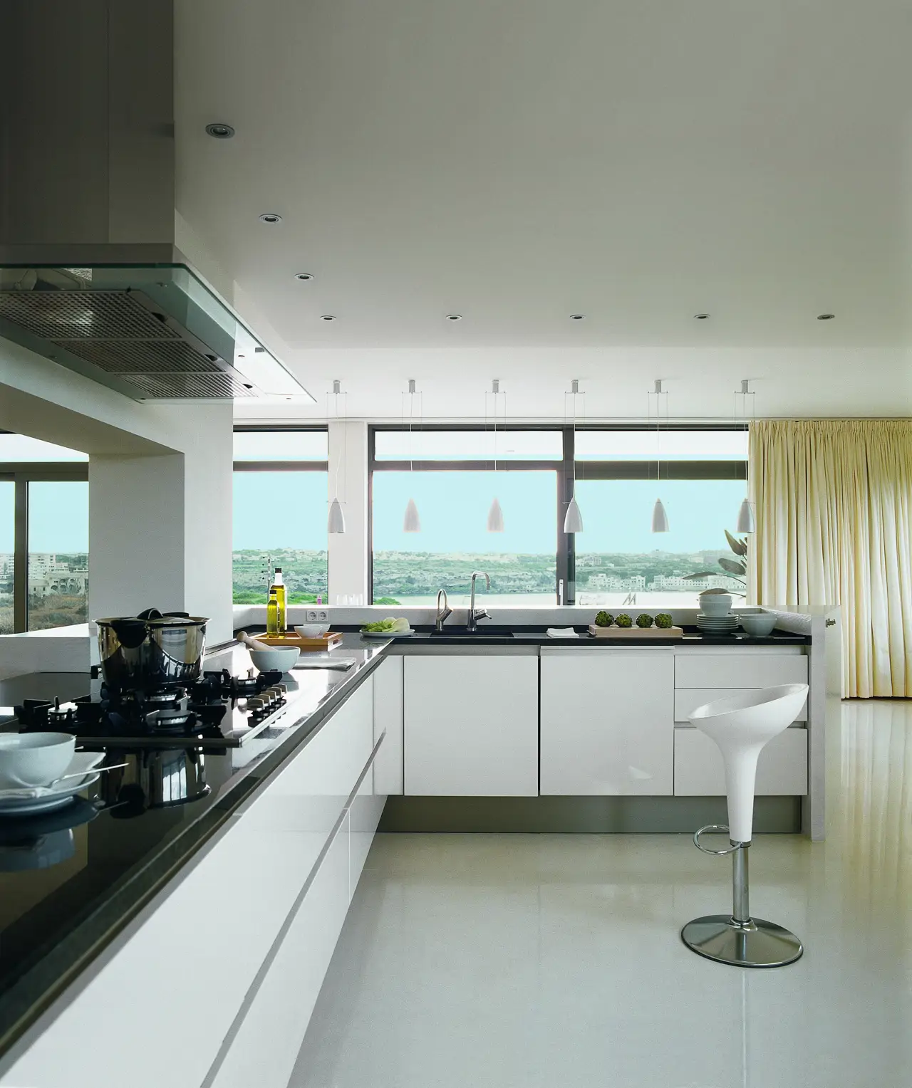 Cocina con forma de L