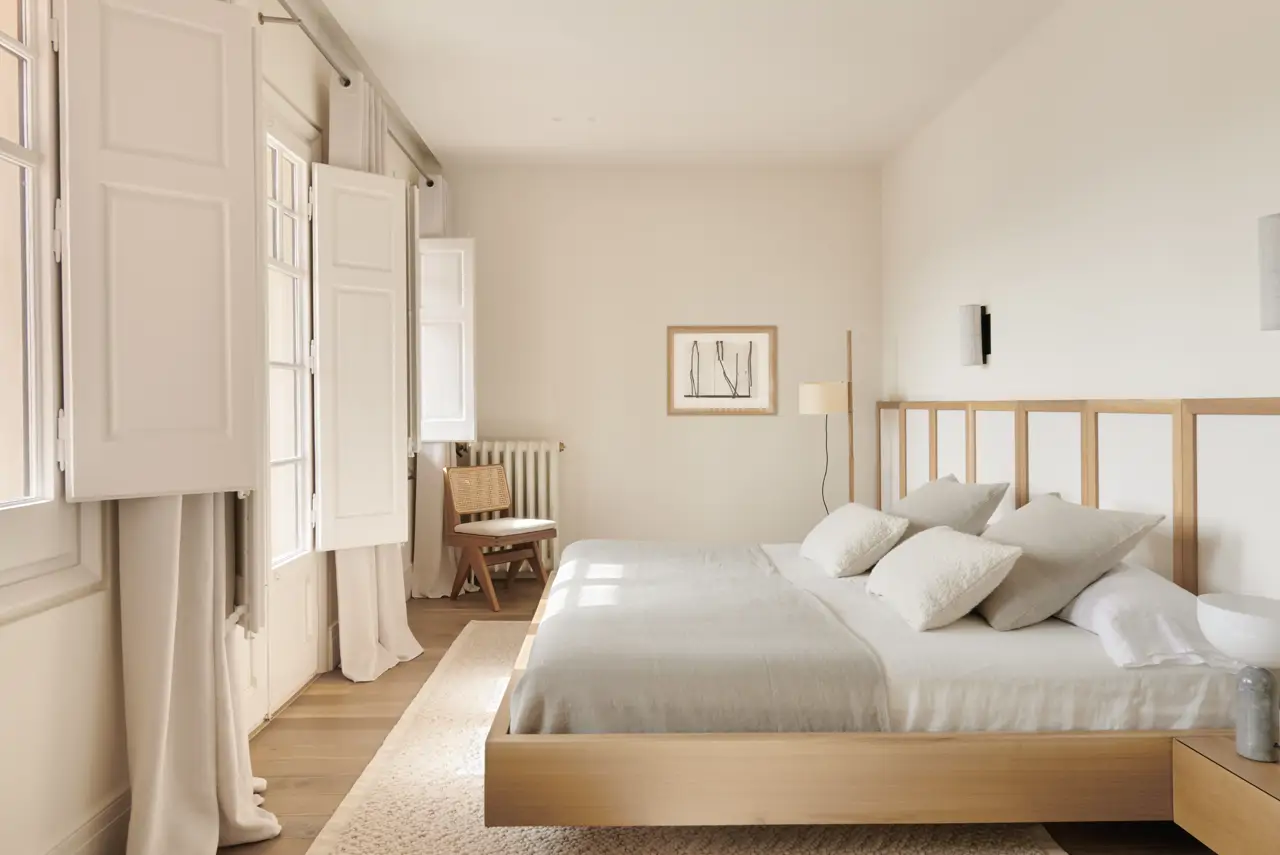 Dormitorio de madera