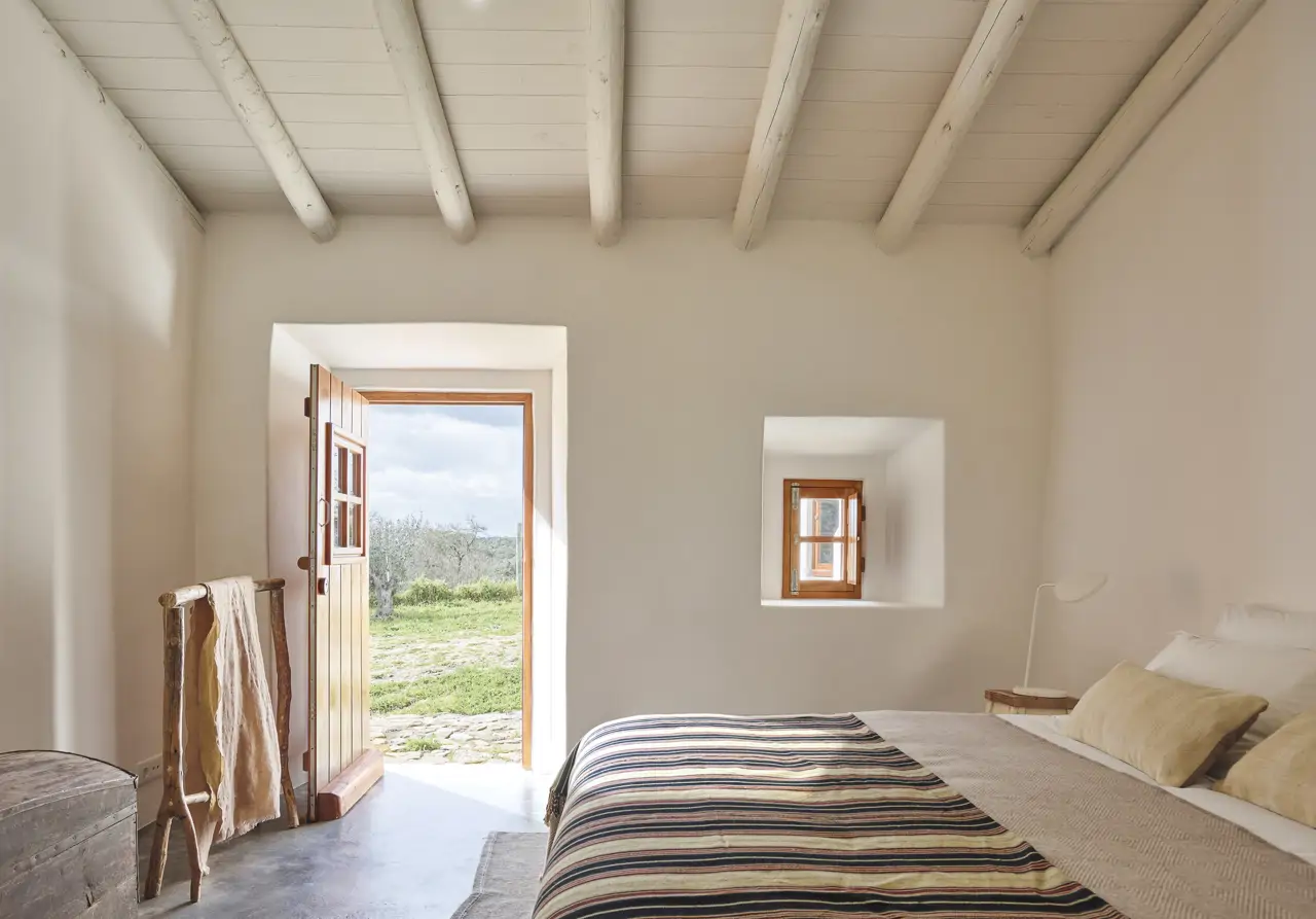 Dormitorio rústico