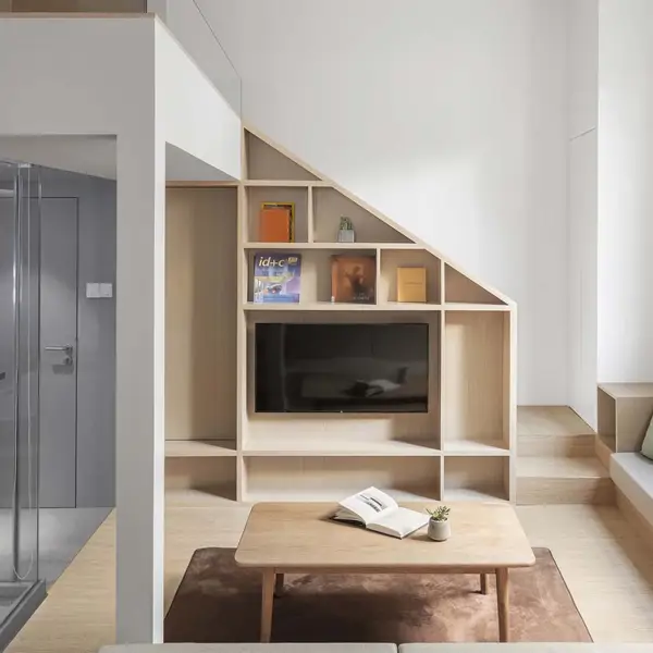 China predice cómo viviremos en 2030: una microcasa de 25m2 que engaña gracias a la distribución y su juego de niveles