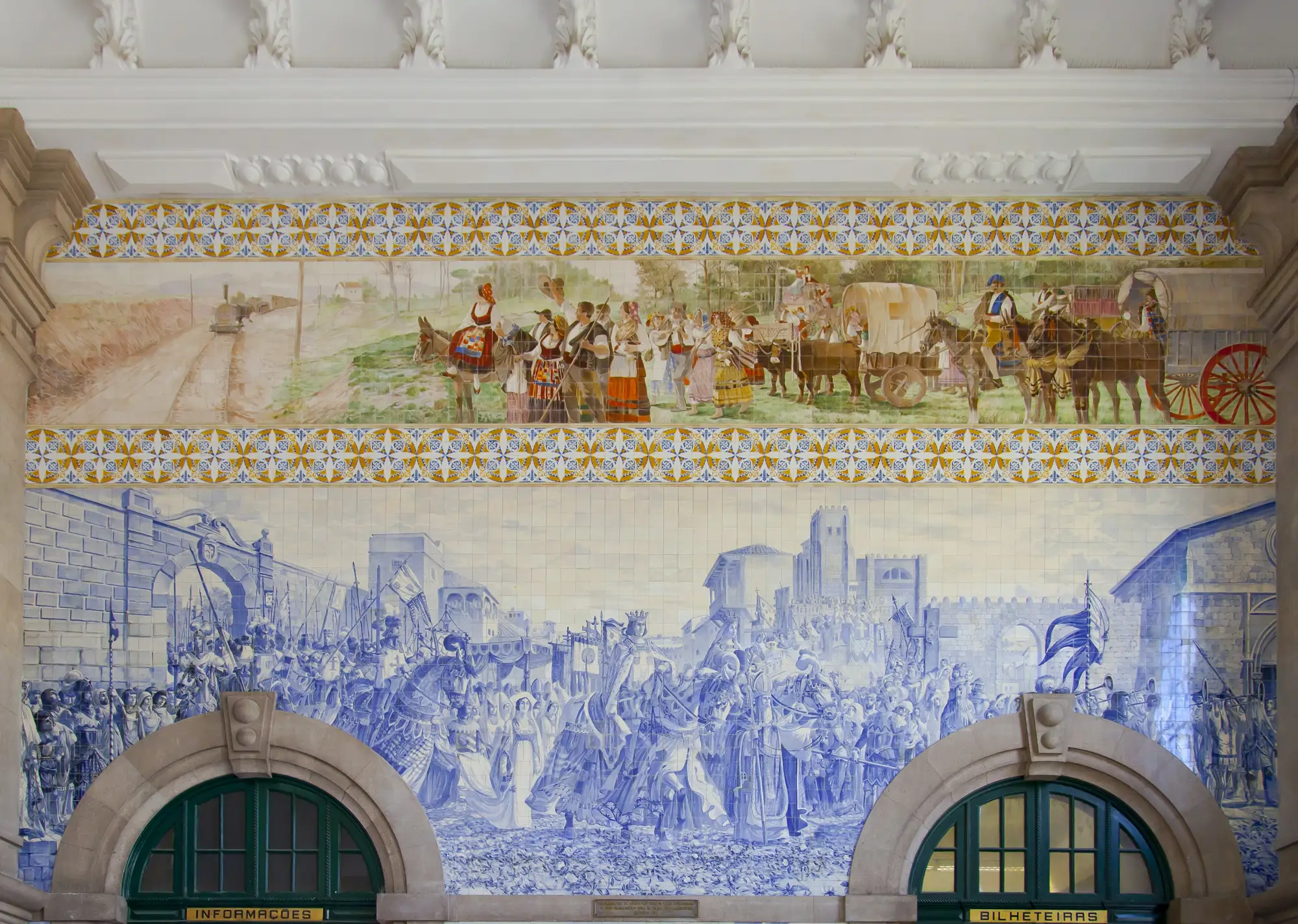 Estación de tren São Bento, Oporto, Portugal, Azulejos