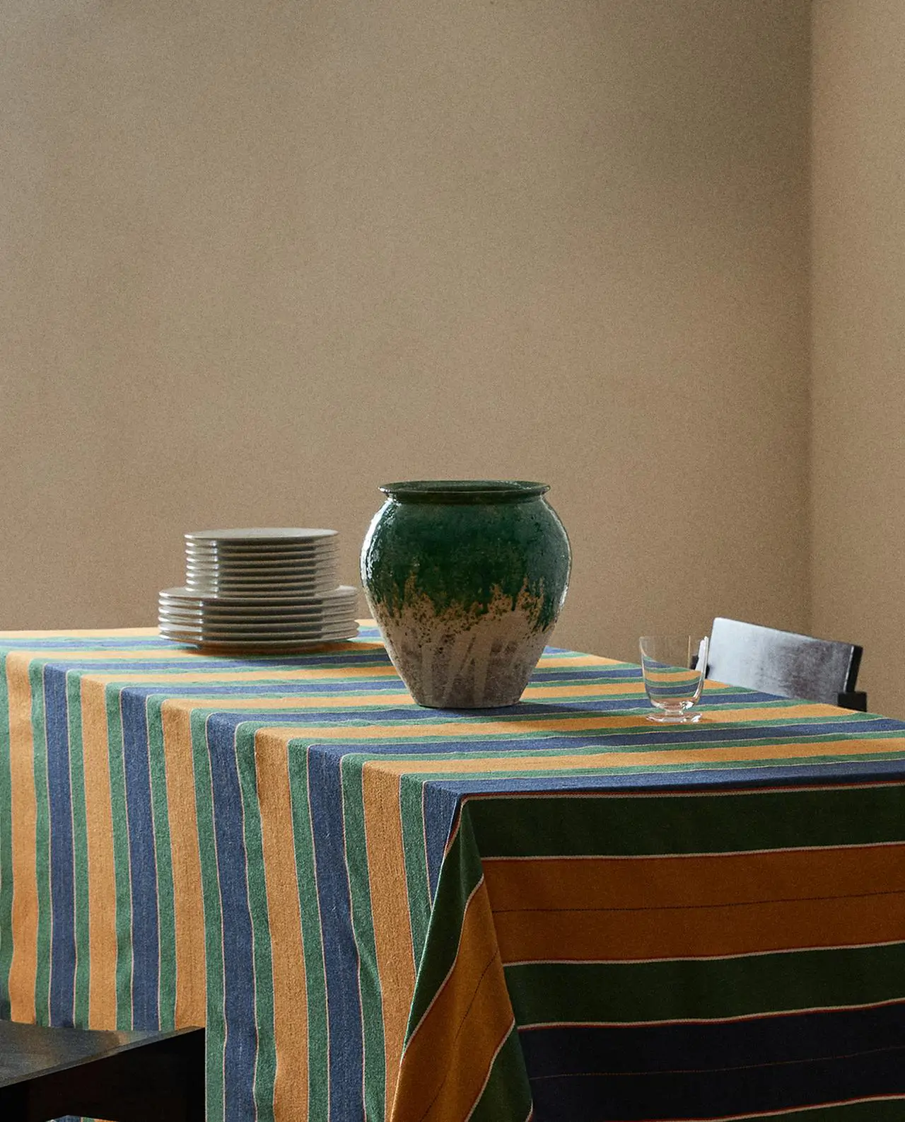 Mantel de rayas