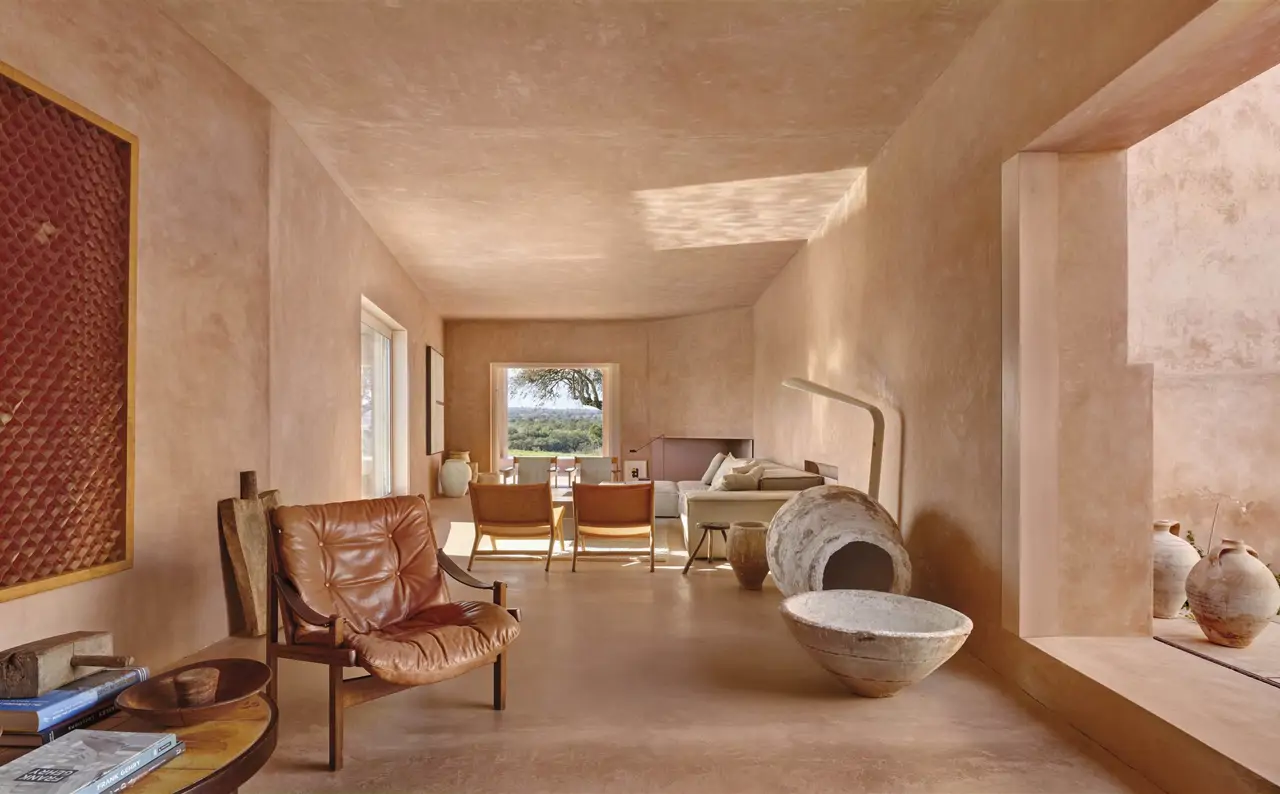 Casa Alentejo argamasa de cal estudio Bak Gordon 
