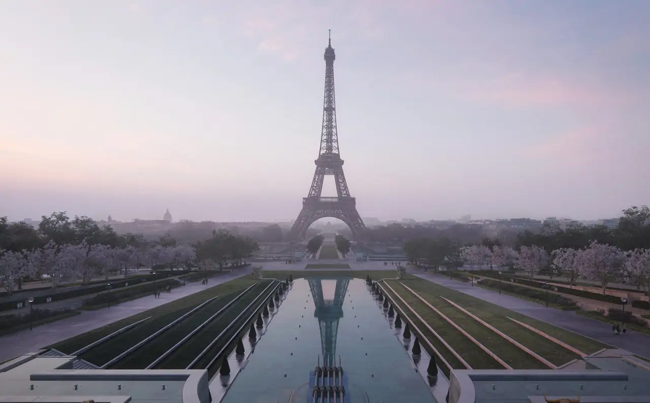 La Torre Eiffel, construida en 1889, mide actualmente 330 metros de altura
