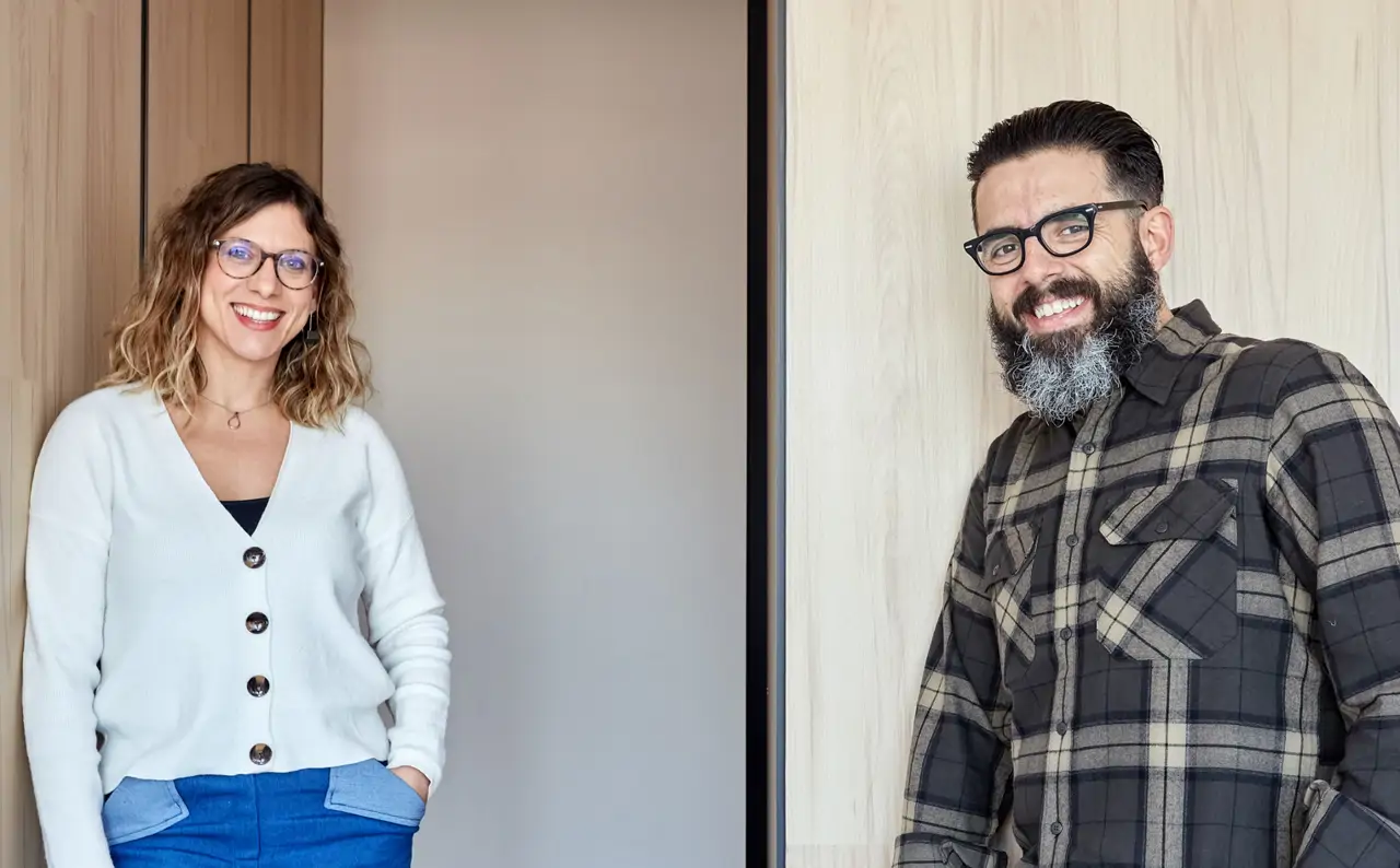 Diego Ramos y Ana Andrés, cofundadores del estudio de arquitectura La Reina Obrera