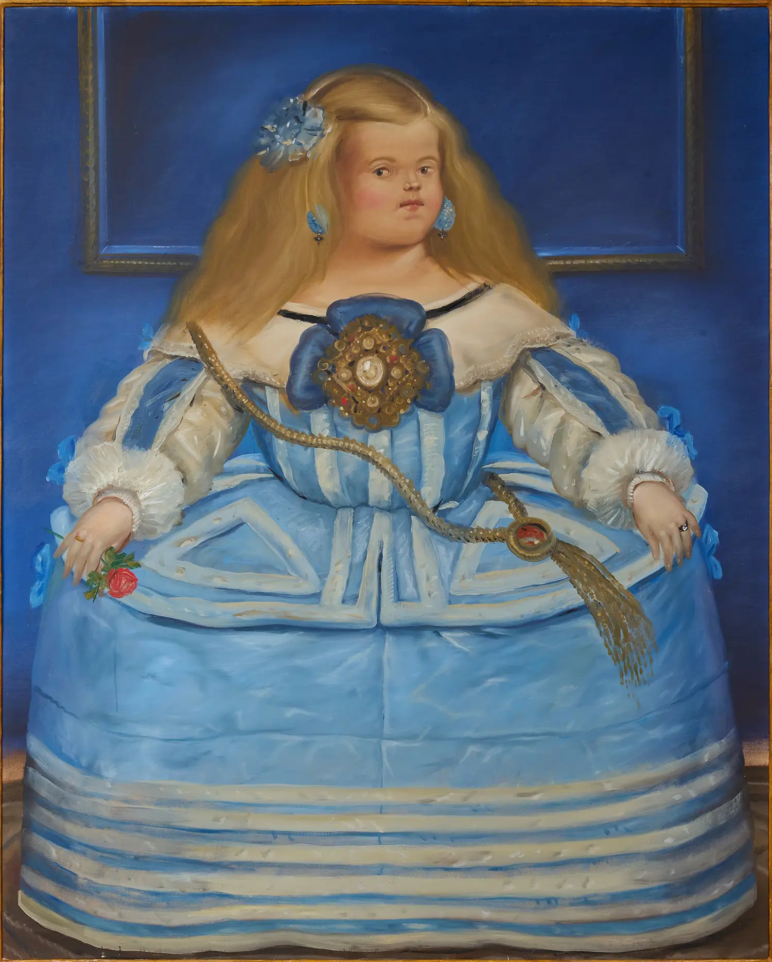 Fernando Botero La Menina según Velázquez