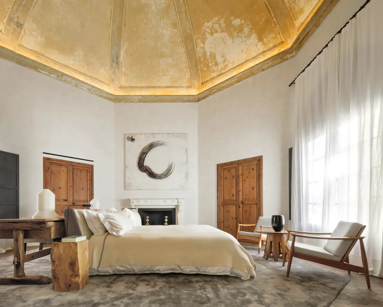 Cosas de palacio - dormitorio techo bóveda Can Armengol