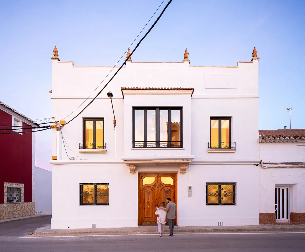 Fachada exterior de la vivienda Casa de los Abuelos en Valencia.