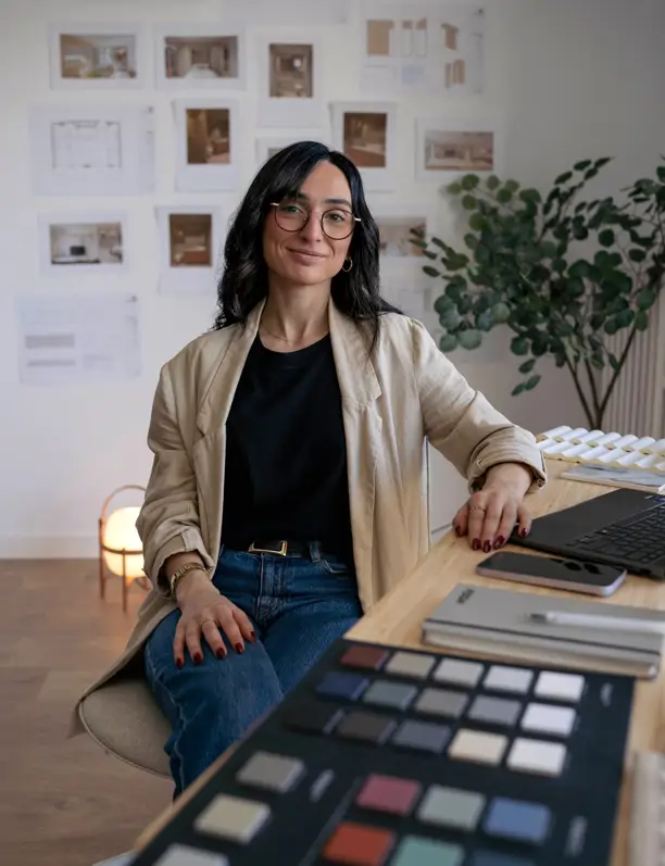 Andrea Navarro, interiorista: "Los clientes suelen inclinarse por lo que ven en redes y corren el riesgo de tener casas frías e impersonales"