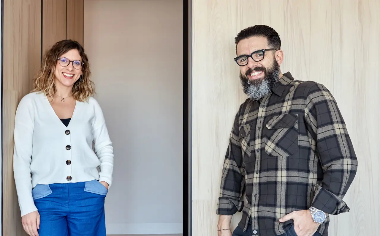Diego Ramos y Ana Andrés, cofundadores del estudio de arquitectura La Reina Obrera