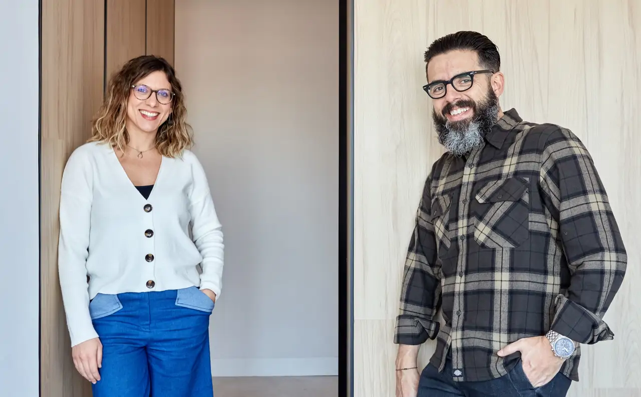 Diego Ramos y Ana Andrés, cofundadores del estudio de arquitectura La Reina Obrera