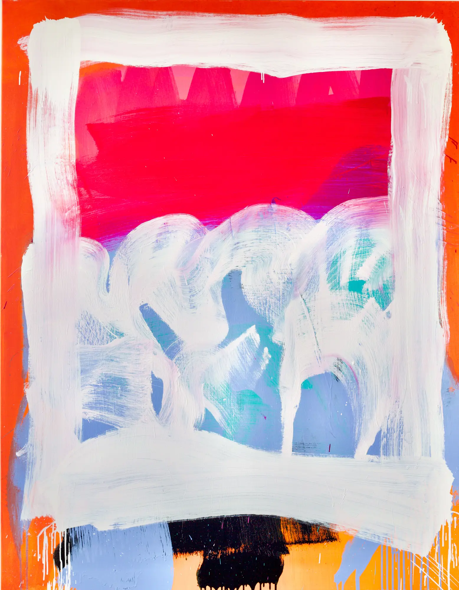 Window to the sea (2023), de Susana Reberdito. Óleo sobre lienzo. Medidas: 180x140