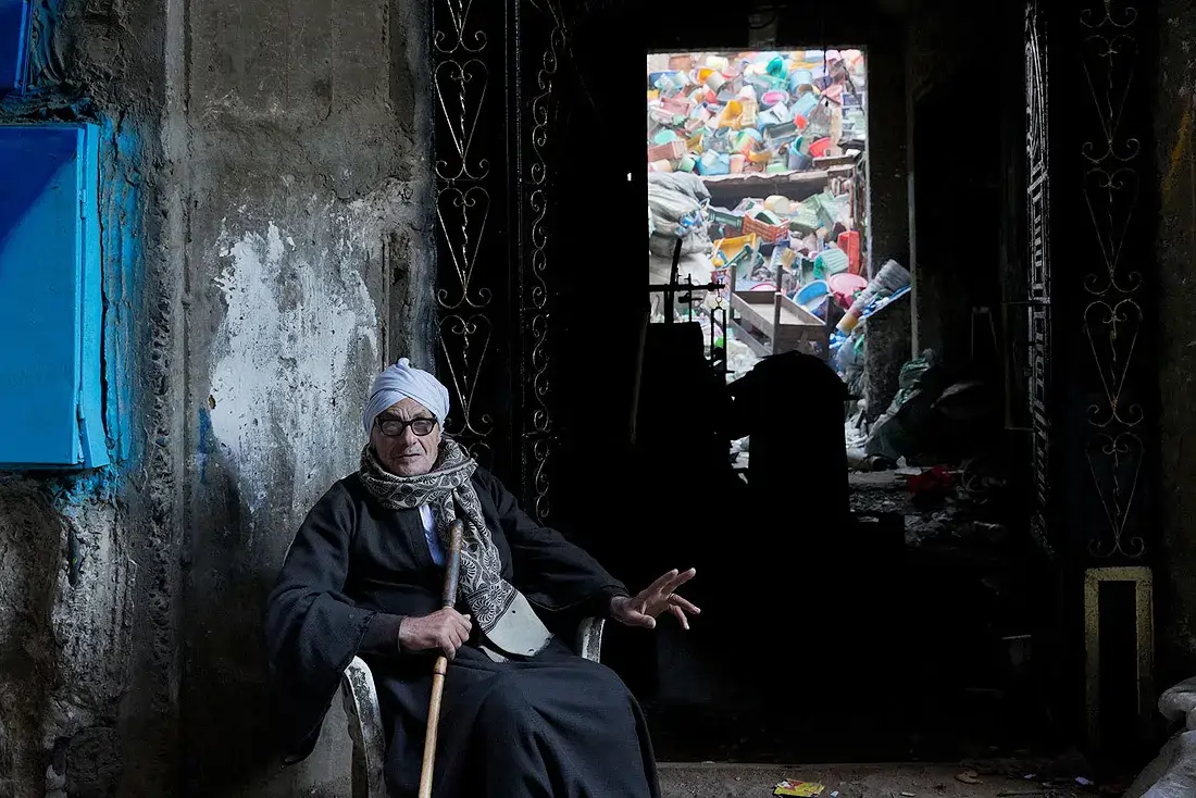 Zabaleen, en El Cairo. 